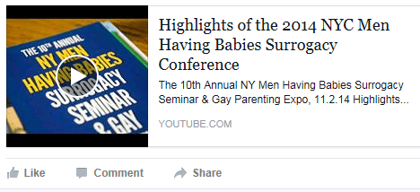 screen shot of men having babies highlights video