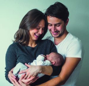 Couple with Baby From Surrogacy