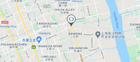 Map of SHanghai China location