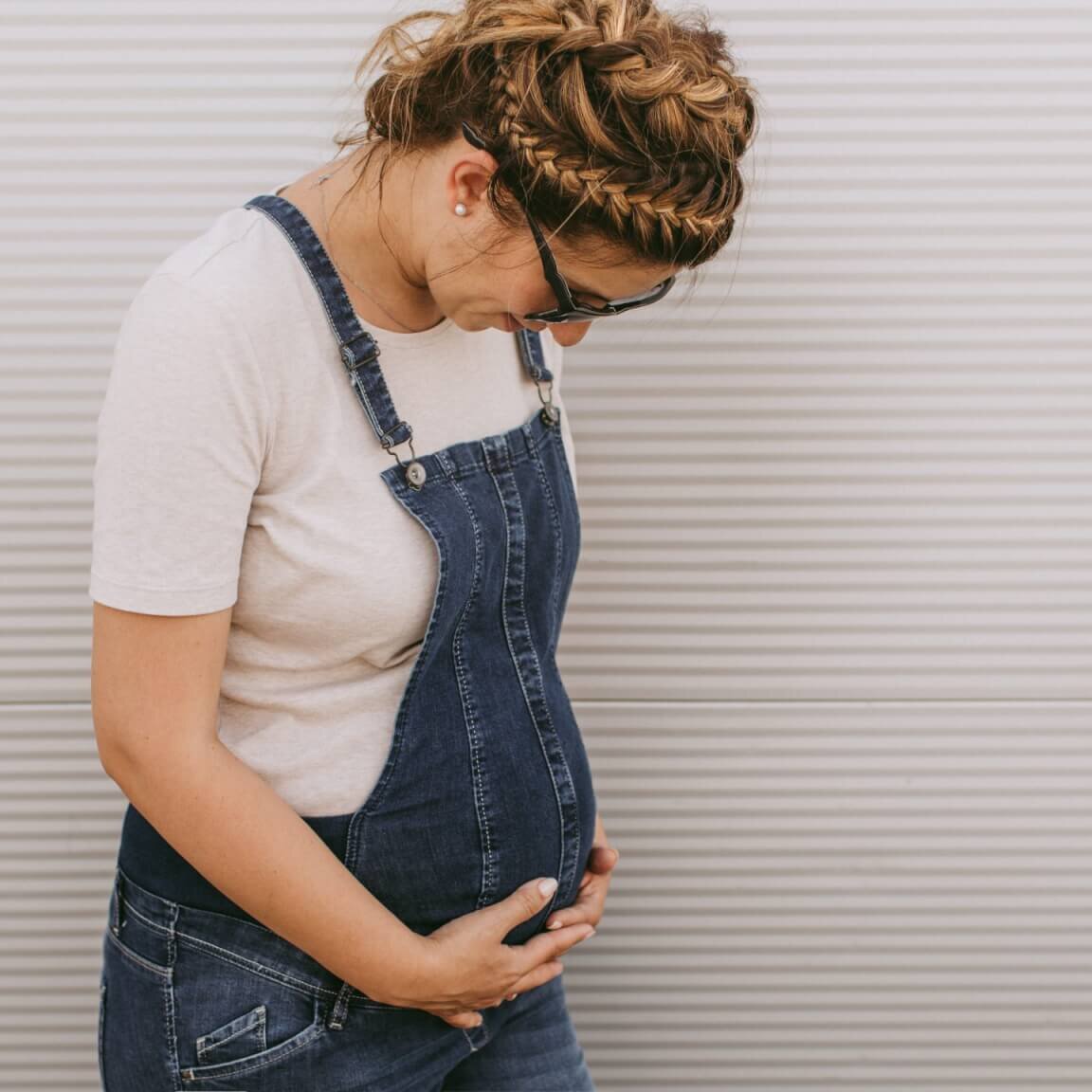 Portrait of a pregnant woman